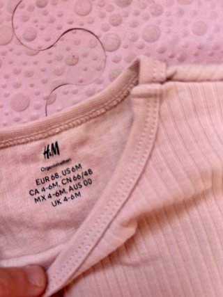 Lote 2 Camisetas bebé H&M 4/6 meses