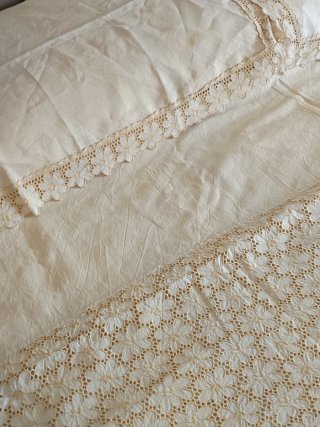 Set Matrimoniale Lino Beige