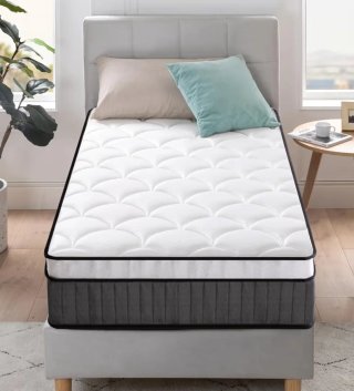 Cama pino IKEA con somier y colchón