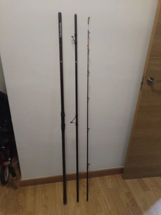 Conjunto de cañas y carretes