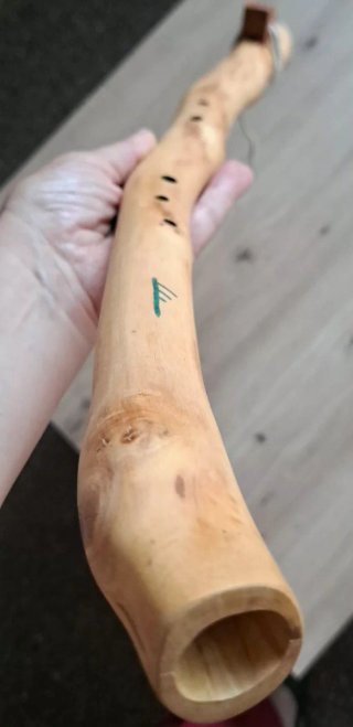 Flauta Chamánica Artesanal Hecha a Mano