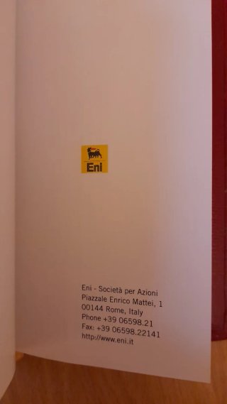 Agenda Tascabile Vintage ENI 2007 Rossa