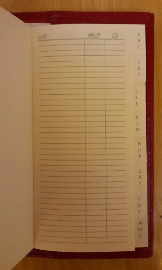 Agenda Tascabile Vintage ENI 2007 Rossa
