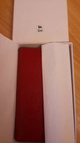 Agenda Tascabile Vintage ENI 2007 Rossa