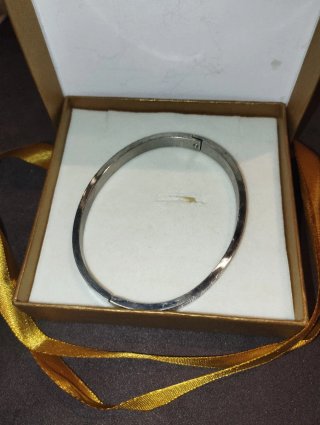 Pulsera inspirada en Gucci Plateada Cierre Invisib