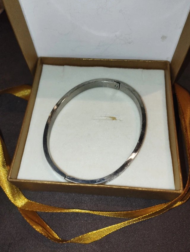 Pulsera inspirada en Gucci Plateada Cierre Invisib