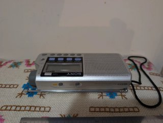 Radio Sony ICF-M33RDS Plata