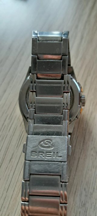 Reloj Breil Plata y Negro + Herramienta