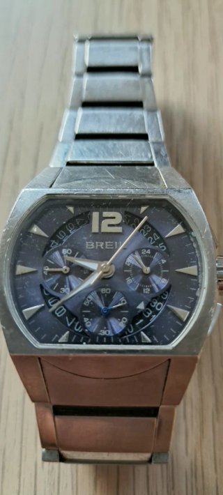 Reloj Breil Plata y Negro + Herramienta