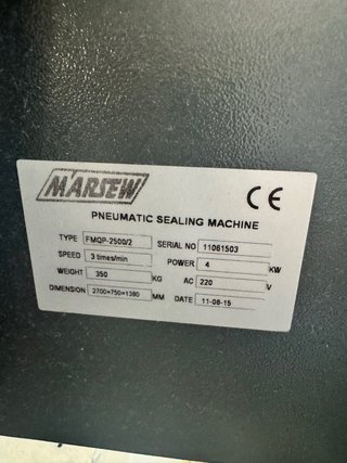 Máquina selladora cortinas enrollables