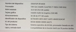 HP Dragonfly G4 i7 13th Gen 32GB RAM Táctil