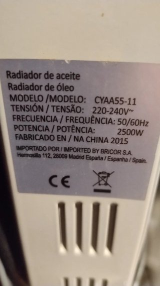 Radiador Aceite 11 Elementos