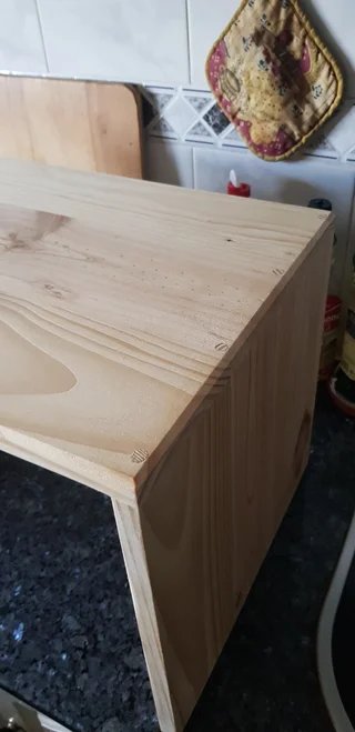 Mueble para microondas y freidora de aire