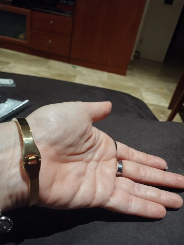 Brazalete tipo Chanel Plateado L 20cm