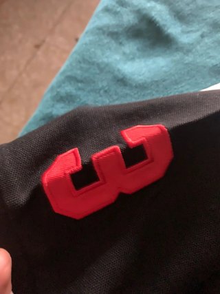 Polo Ralph Lauren Negro Logo Rojo Talla S