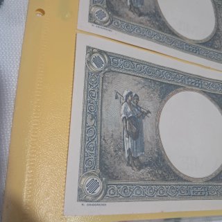 Billetes Rumanía 1000 Lei 1941 (3 unidades)