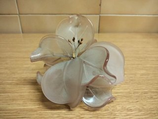 Fiore decorativo in vetro Murano