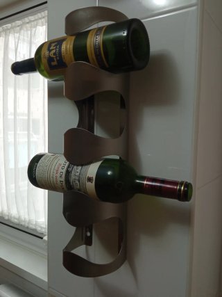 Botellero Ikea Metal Plateado