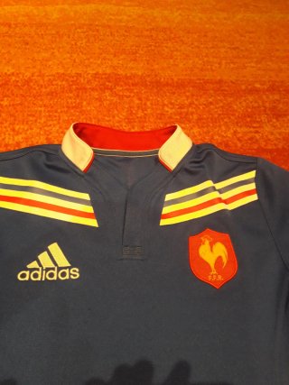 Camiseta Rugby Francia Adidas Talla S