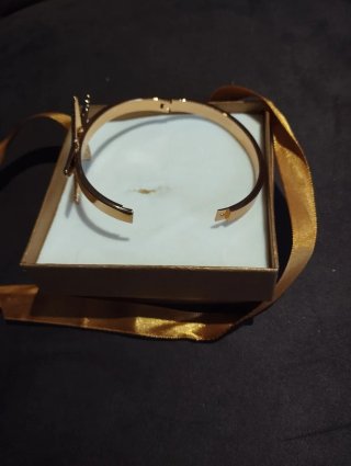 Pulsera Brazalete Estrella Dorada L 19 cm
