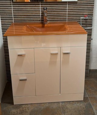 Lavabo con mueble 80cm