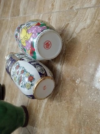 Jarrón estilo japonés de porcelana