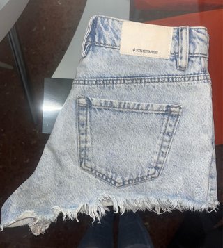 Shorts vaqueros desgastados