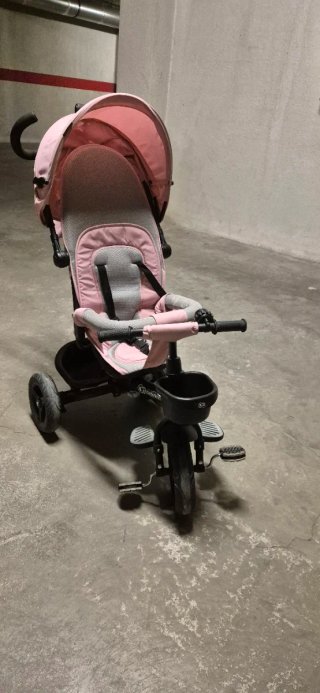 Triciclo infantil rosa Kinderkraft