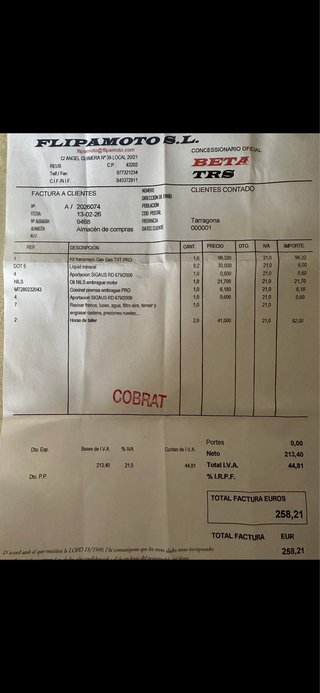 Gas Gas TXT 250 Pro Trial Moto