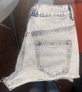 Shorts vaqueros desgastados