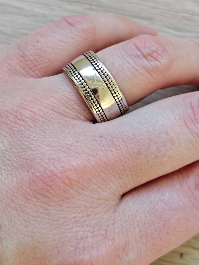 Anillo Plata Ajustable Unisex