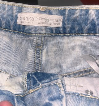 Shorts vaqueros desgastados