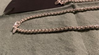 Set collana e bracciale color argento