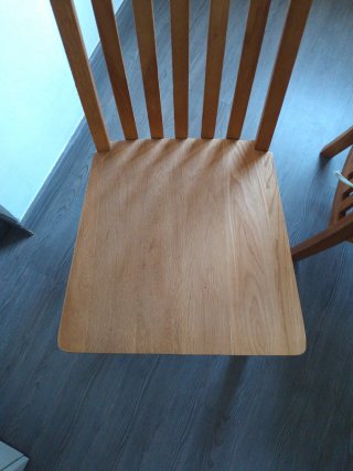 6 Sillas de comedor de madera