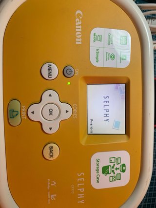 Impresora Canon SELPHY CP770 Blanca/Amarilla