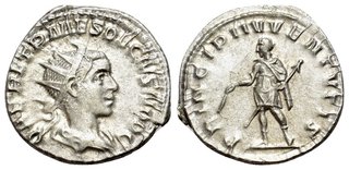 Antoniniano plata Herenio Etrusco