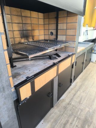 Barbacoa y campana exterior