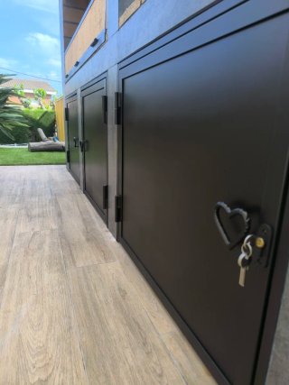 Barbacoa y campana exterior