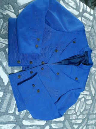 Traje de Torrentí azul