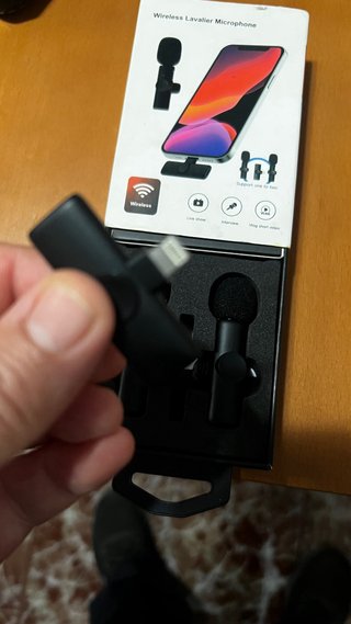 Micrófono Lavalier Inalámbrico para iPhone
