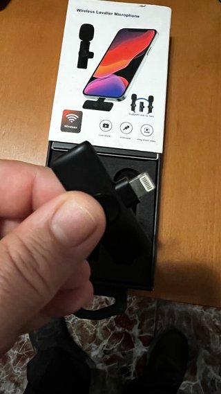 Micrófono Lavalier Inalámbrico para iPhone