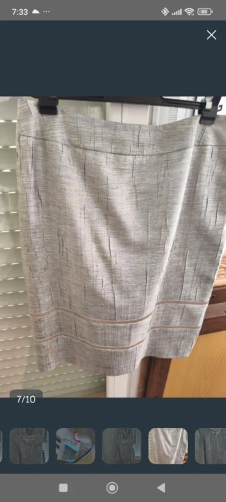 Traje de chaqueta , cuerpo y falda Talla 40