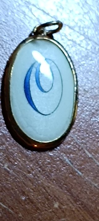 Ciondolo vintage personalizzato O Argento 800
