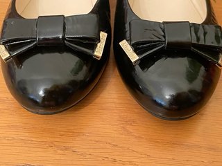 MAX MARA - Ballerine in pelle lucida nera 38