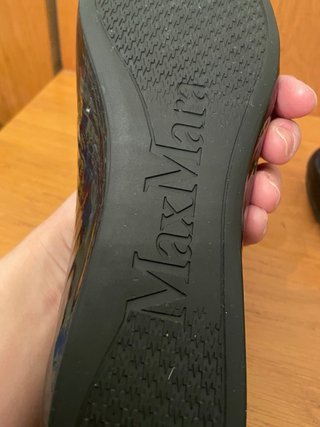 MAX MARA - Ballerine in pelle lucida nera 38