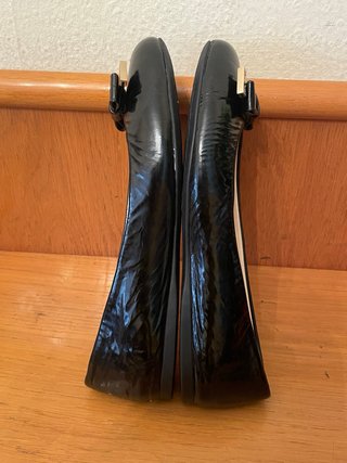 MAX MARA - Ballerine in pelle lucida nera 38