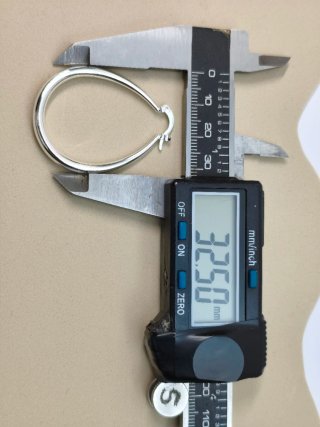 Pendientes Aro Ovalados Plata 925