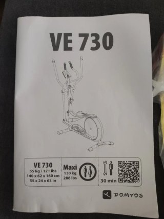 Elíptica de calidad VE 730 Decathlon