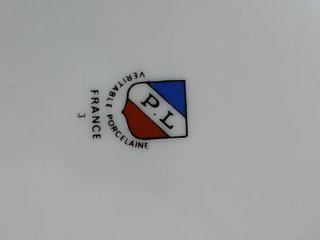 2 Platos porcelana Francesa