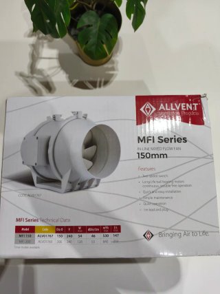 Extractor ALLVENT MFI Series 150mm